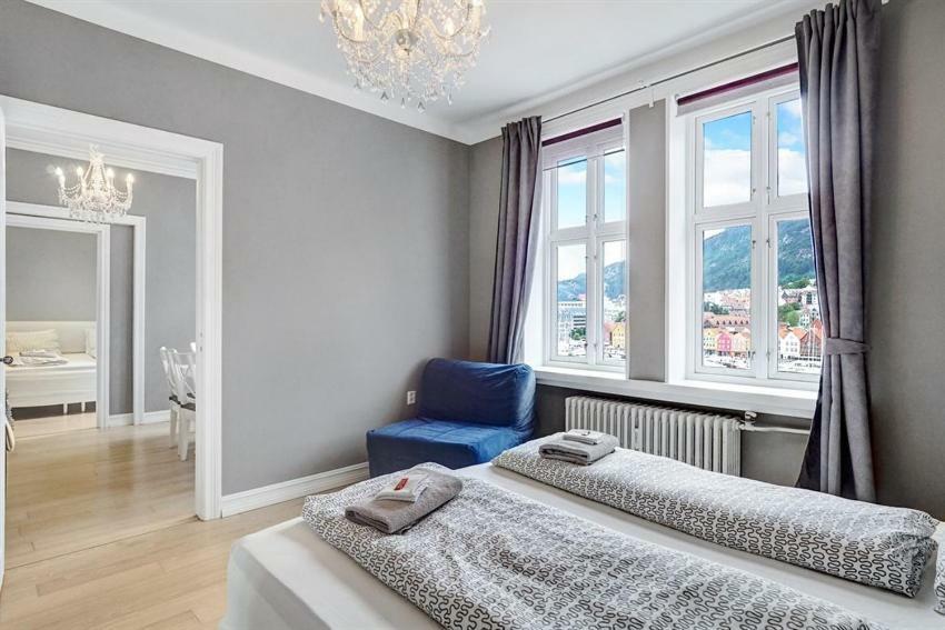 Apartment With Beautiful View To Bryggen Bergen Extérieur photo